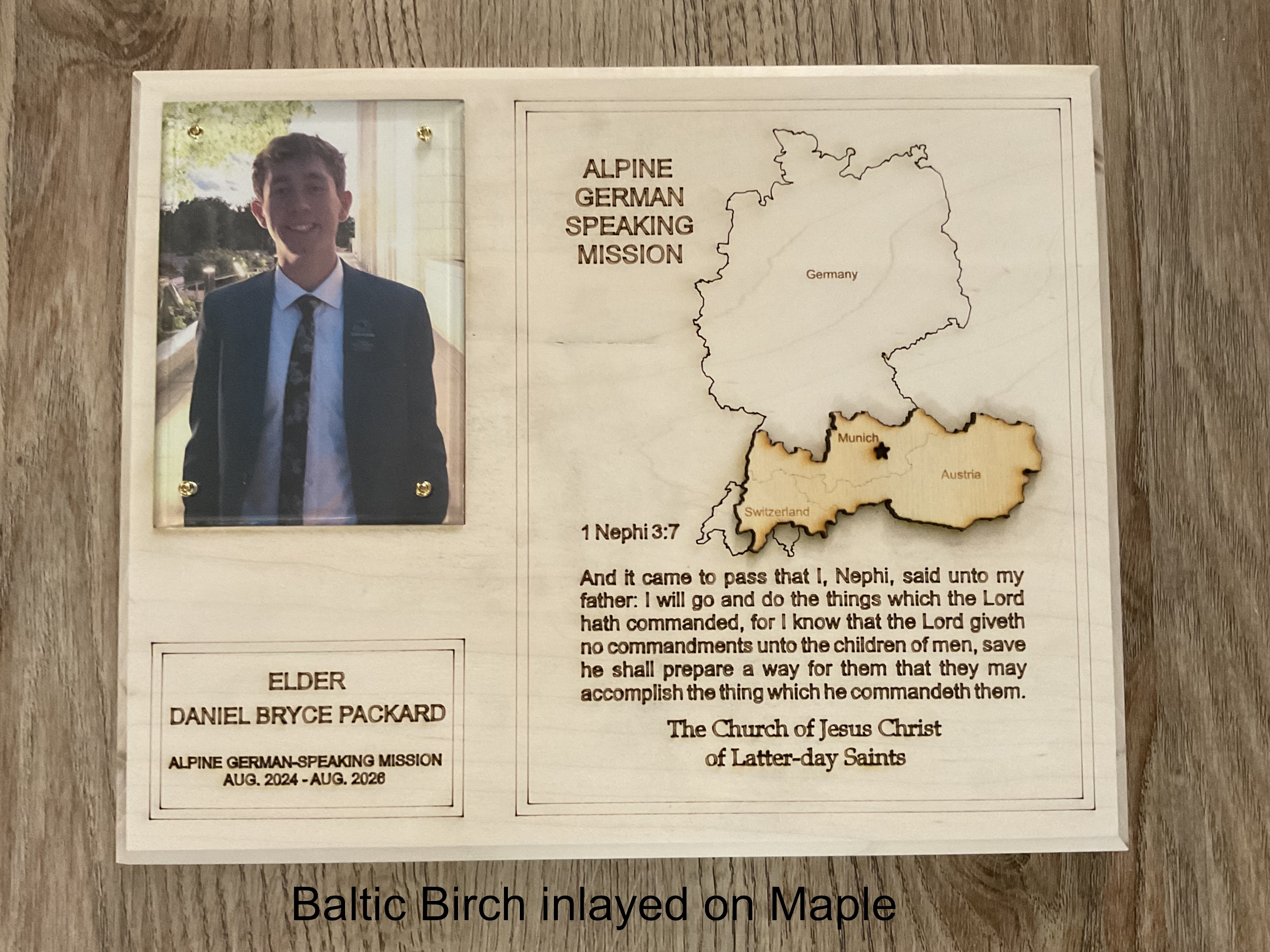 LDS Missionary Plaque, Custom Design, Personalization, Elder and Sister Missionaries, Ward Mission Plaques - Image 4