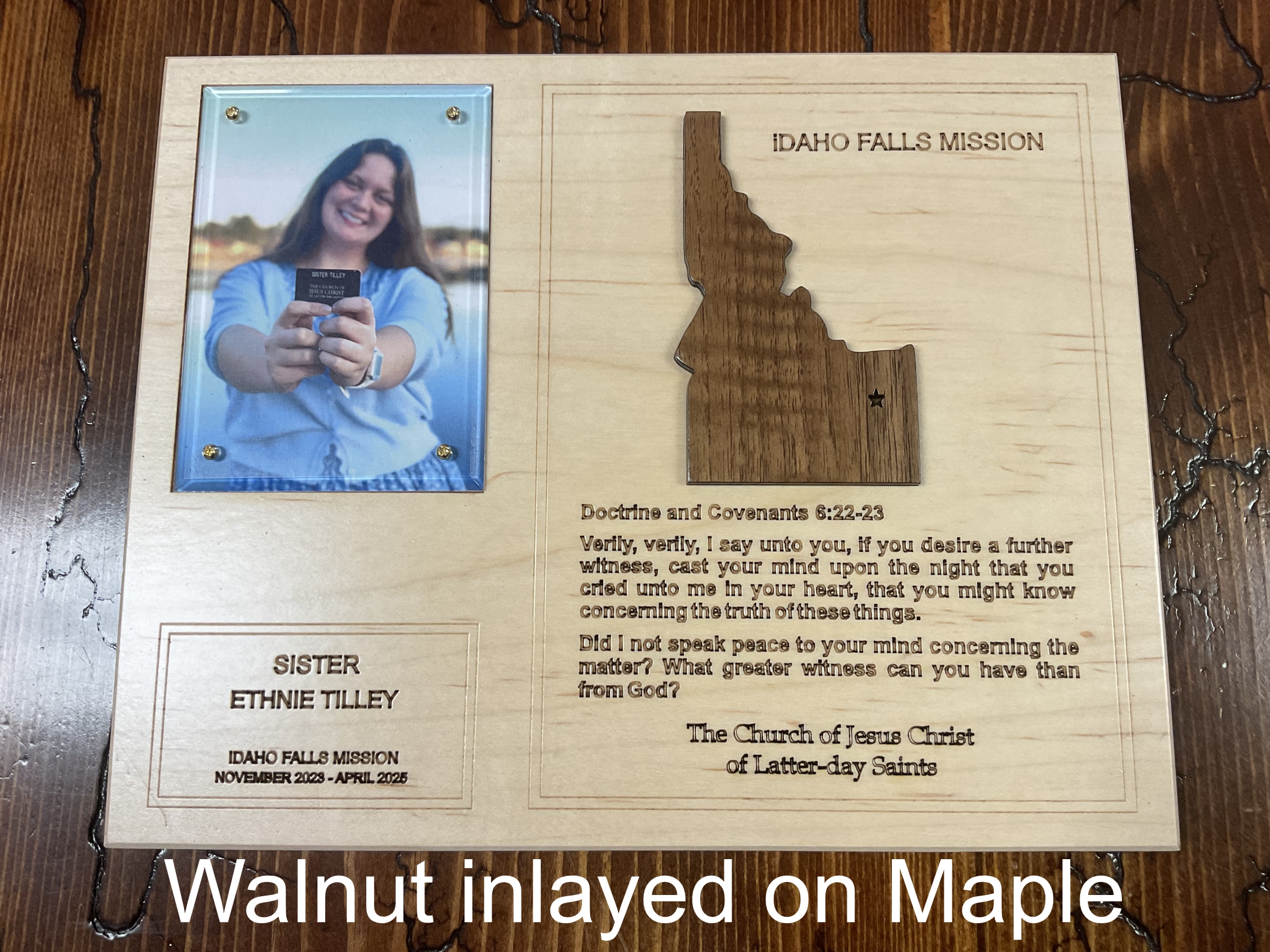 LDS Missionary Plaque, Custom Design, Personalization, Elder and Sister Missionaries, Ward Mission Plaques - Image 5
