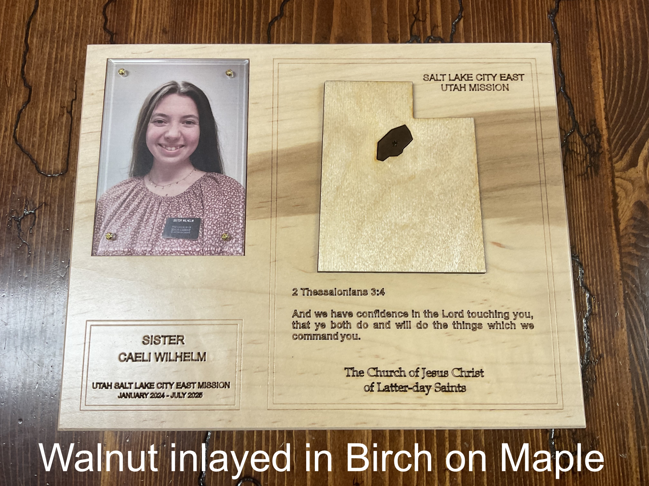 LDS Missionary Plaque, Custom Design, Personalization, Elder and Sister Missionaries, Ward Mission Plaques - Image 7
