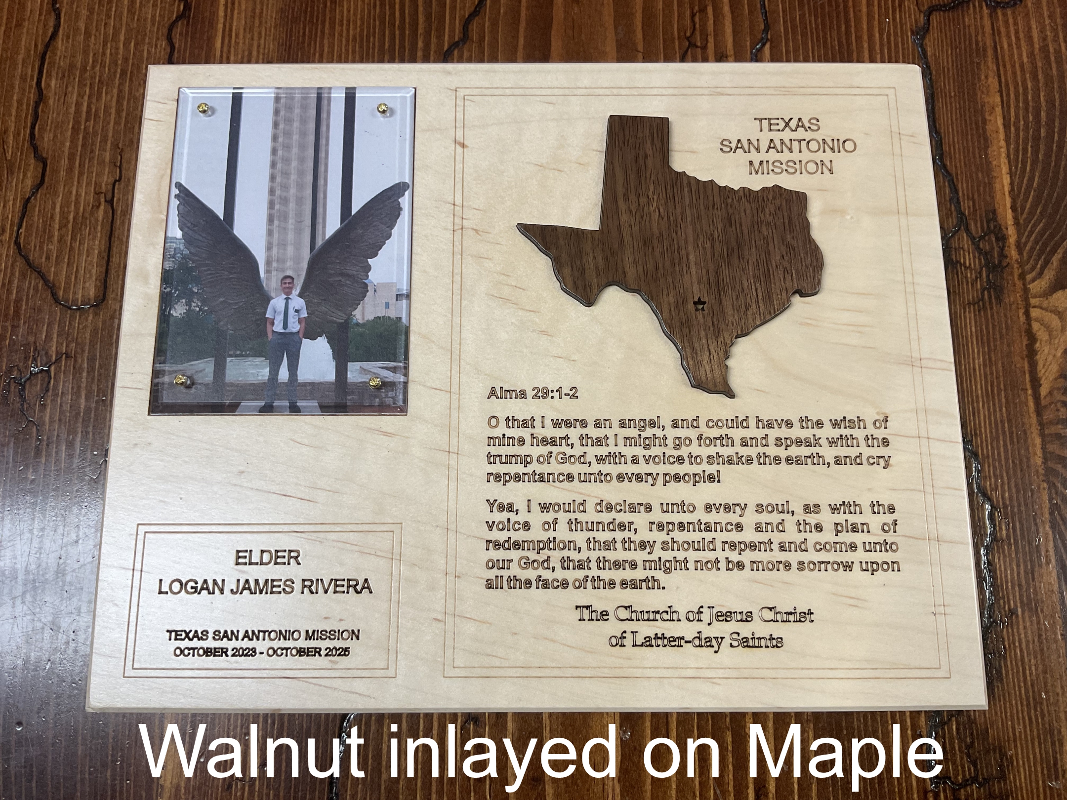 LDS Missionary Plaque, Custom Design, Personalization, Elder and Sister Missionaries, Ward Mission Plaques - Image 8