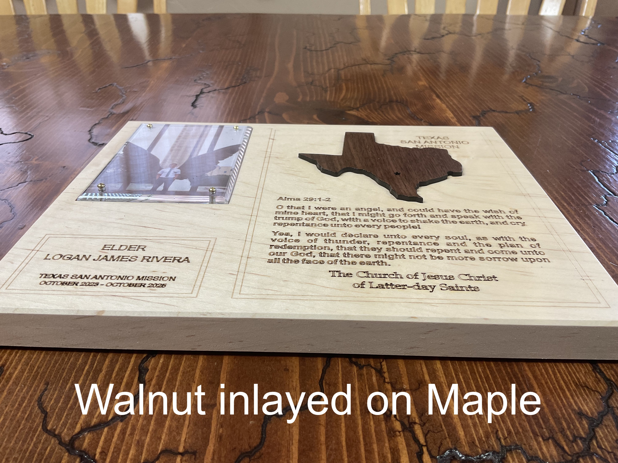 LDS Missionary Plaque, Custom Design, Personalization, Elder and Sister Missionaries, Ward Mission Plaques - Image 9