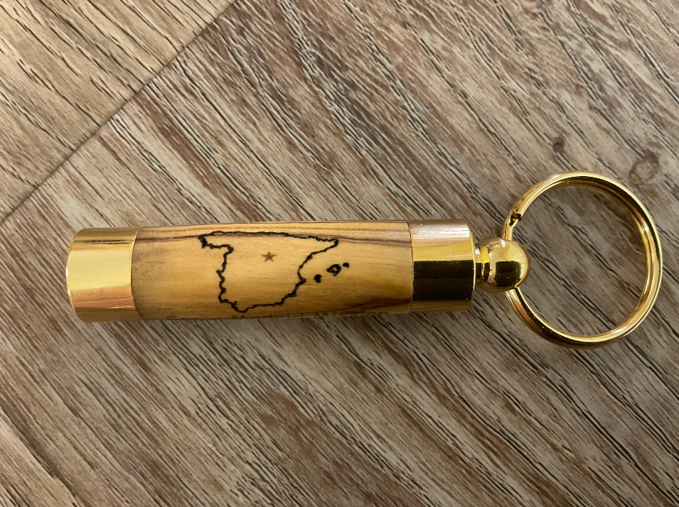 Custom Engraved Mission LDS Oil Vial - Olive Wood (olivewood) from the Holy Land - New Missionaries
