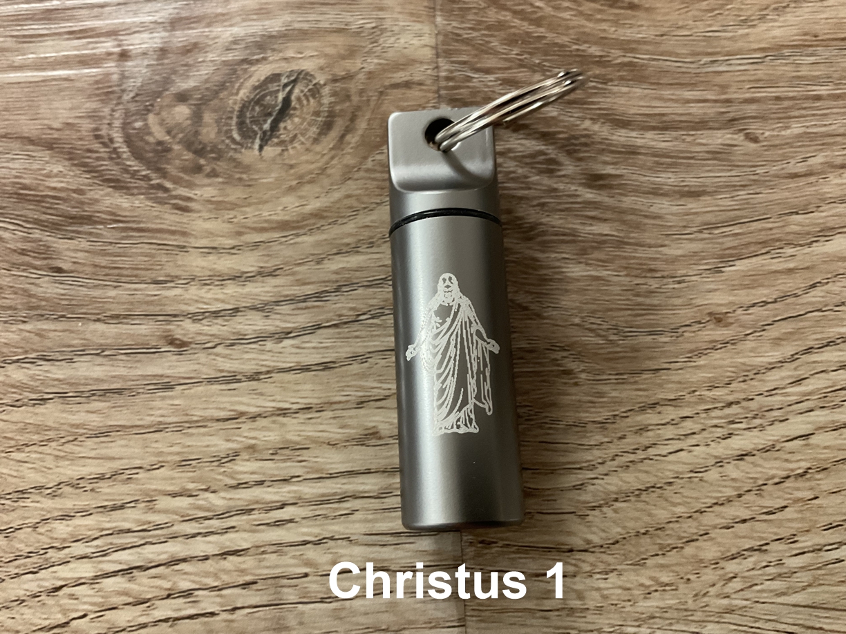 LDS Oil Vial - Aluminum w/Glass insert - for Priesthood Holders, Missionaries, Bishops - Image 14