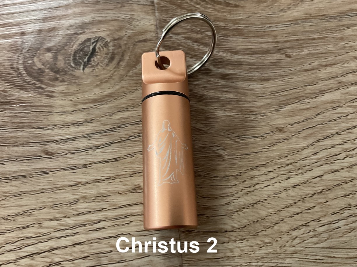 LDS Oil Vial - Aluminum w/Glass insert - for Priesthood Holders, Missionaries, Bishops - Image 15