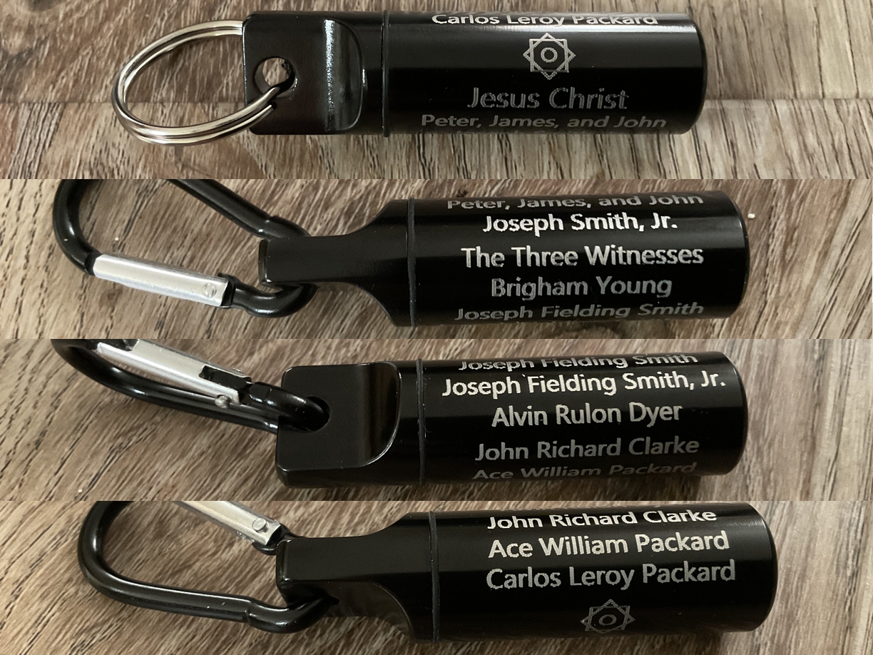 LDS Oil Vial - Aluminum w/Glass insert - for Priesthood Holders, Missionaries, Bishops - Image 20