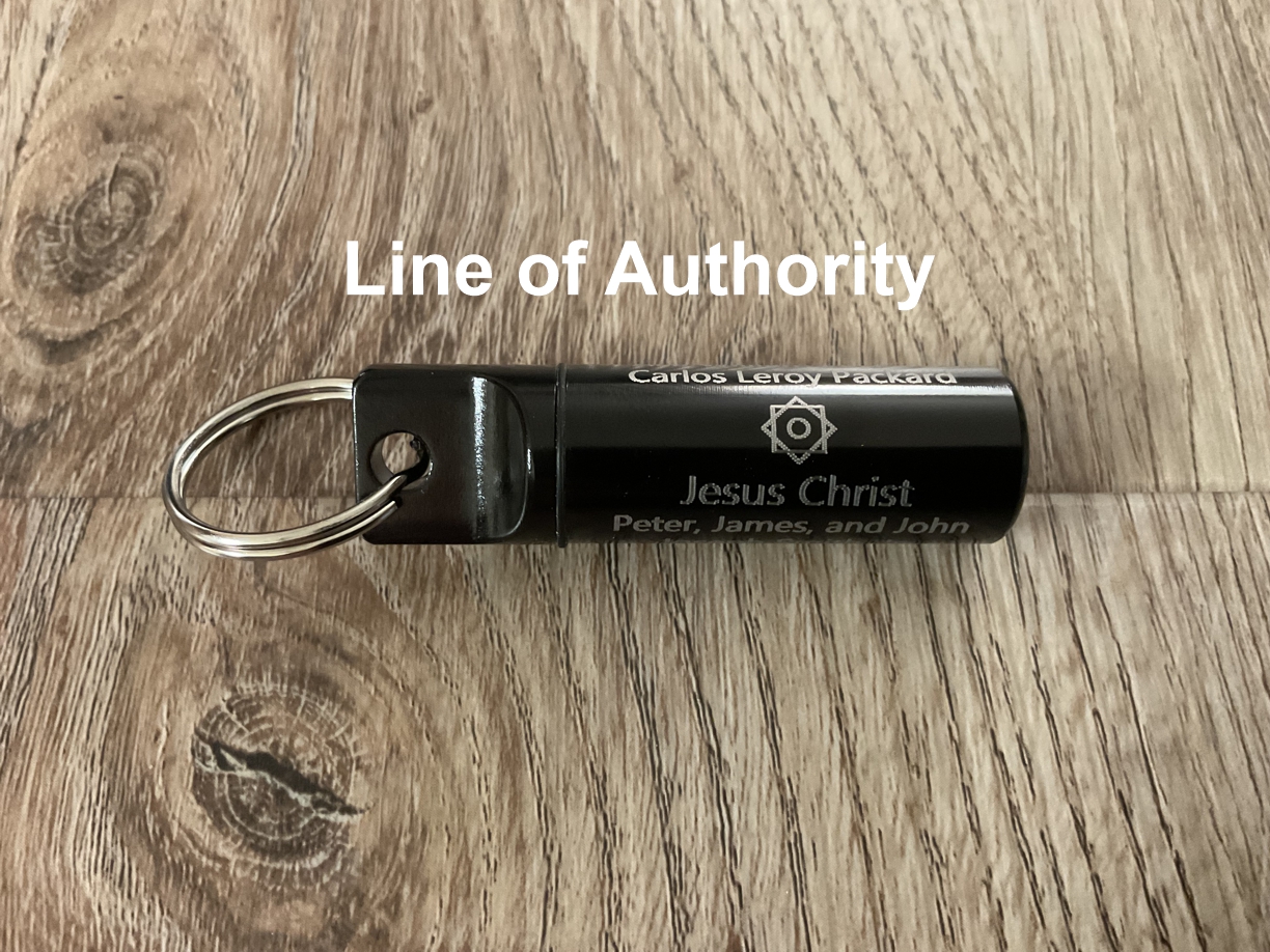 LDS Oil Vial - Aluminum w/Glass insert - for Priesthood Holders, Missionaries, Bishops - Image 19