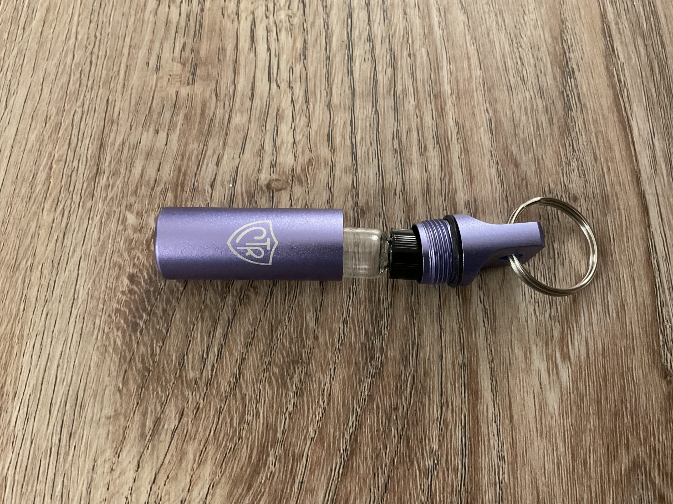 LDS Oil Vial - Aluminum w/Glass insert - for Priesthood Holders, Missionaries, Bishops - Image 4