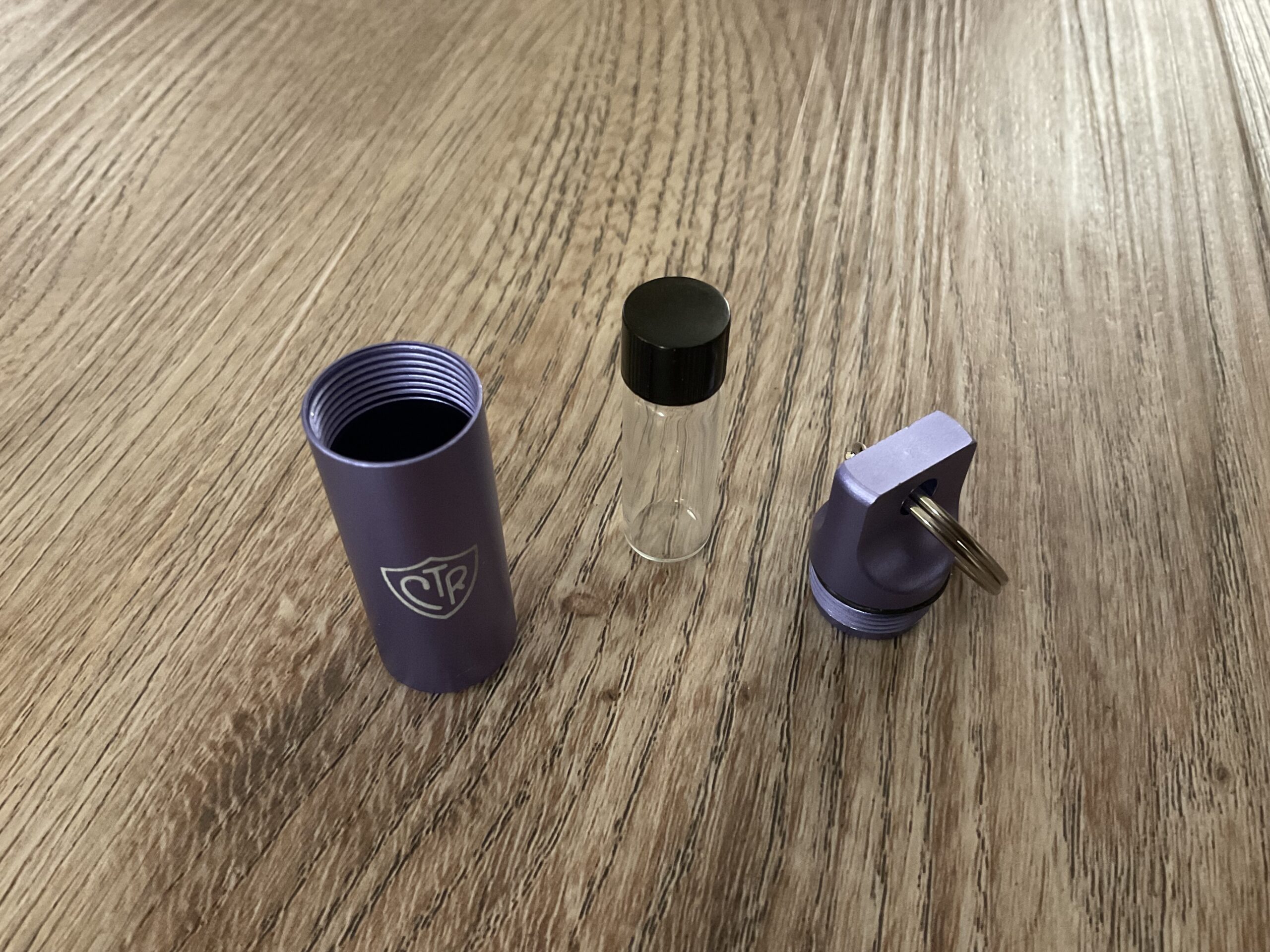 LDS Oil Vial - Aluminum w/Glass insert - for Priesthood Holders, Missionaries, Bishops - Image 5