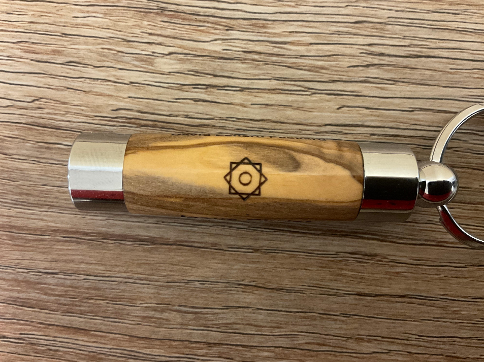 LDS Oil Vial w/Line of Authority - Olive Wood (olivewood) from the Holy Land - for Priesthood Holders, Missionaries, Bishops - Image 3