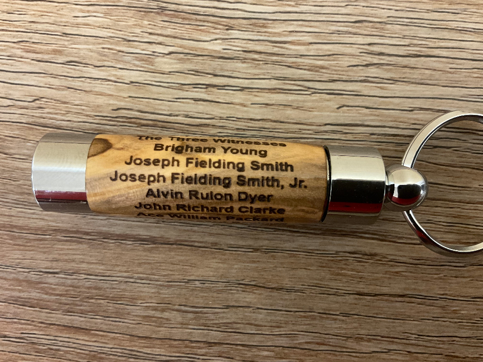 LDS Oil Vial w/Line of Authority - Olive Wood (olivewood) from the Holy Land - for Priesthood Holders, Missionaries, Bishops - Image 4