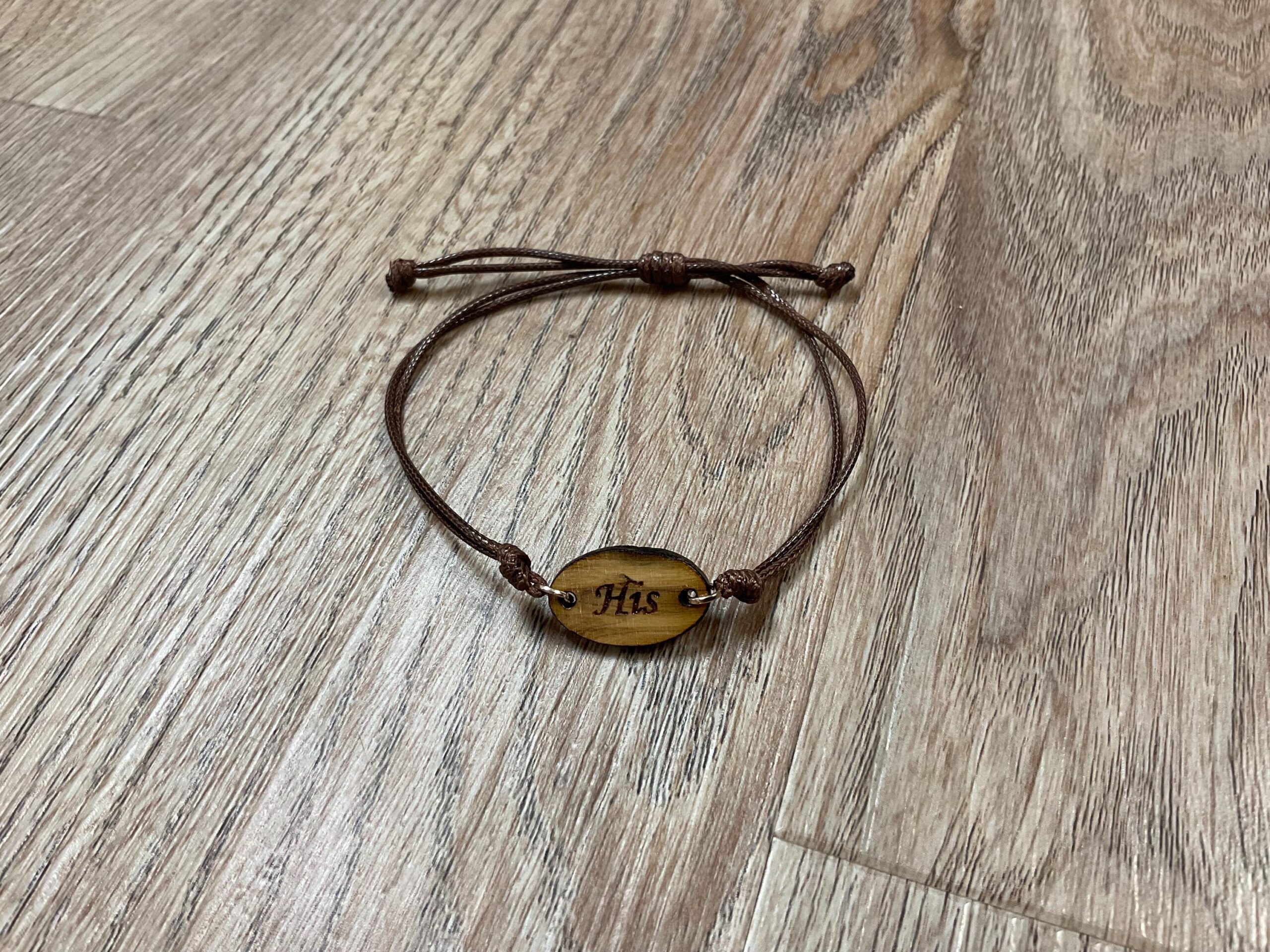 The Burnt Olive Tree: A Parable. Paperback booklet and Engraved bracelet made with olive wood from the Burnt Tree of Gethsemane - Image 2