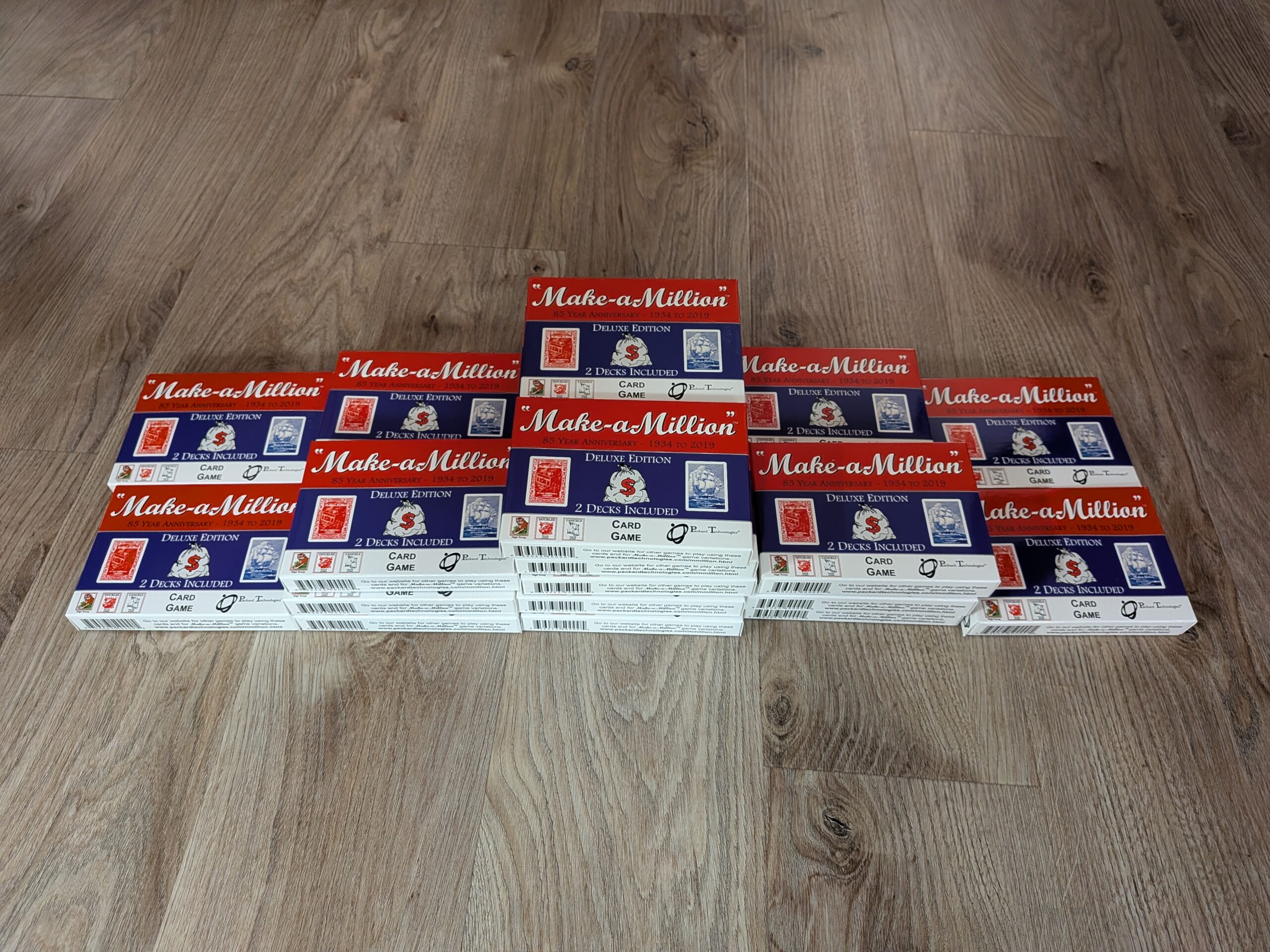 Make a Million Card Game - Case of 24 Sets (48 Decks) - Misprint
